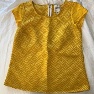 SMITH New York women’s yellow top. Size m
